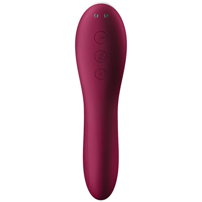 Satisfyer Dual Crush Vibrating Air Pulse Clitoral Stimulator