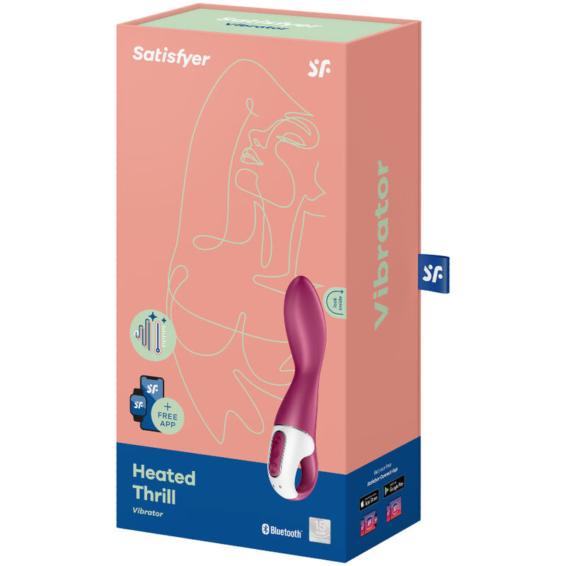 Satisfyer Heated Thrill App Enabled Warming G-Spot Vibrator