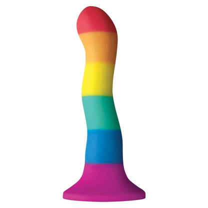 NS Novelties Colours Wave Pride Edition 17cm Dildo Rainbow