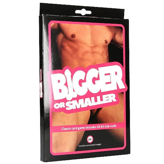 Play Wiv Me Bigger Or Smaller Adult Card Game