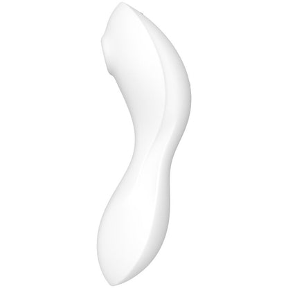 Satisfyer Curvy Trinity 5+ App Enabled Air Pulse Vibrator White