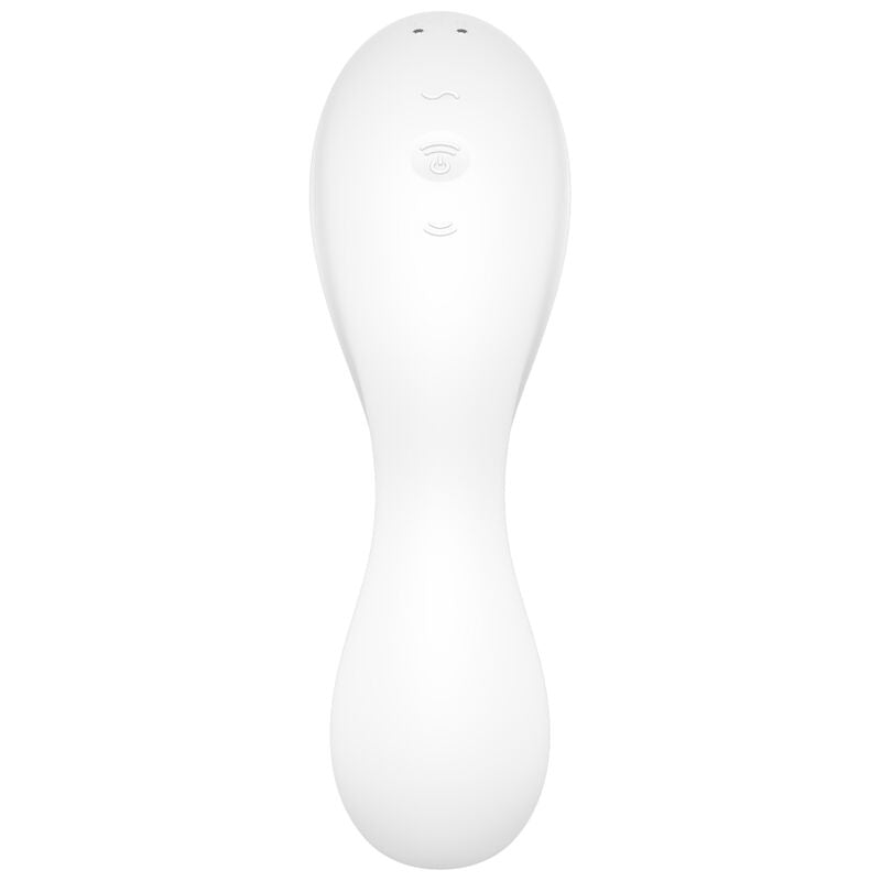 Satisfyer Curvy Trinity 5+ App Enabled Air Pulse Vibrator White