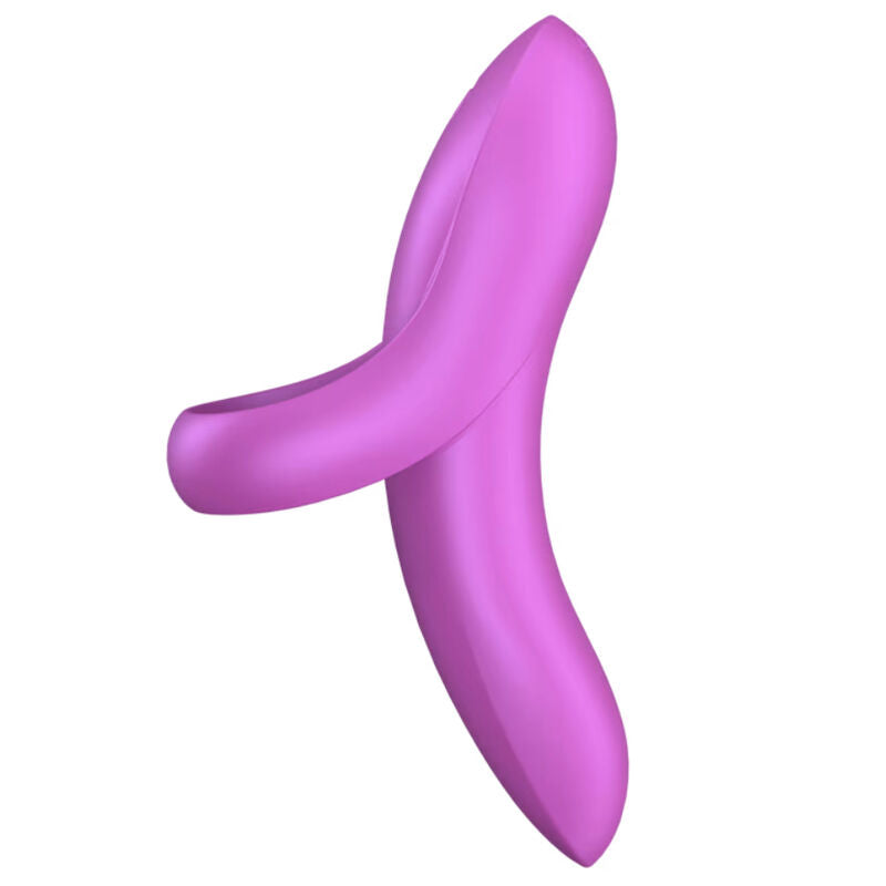 Satisfyer Bold Lover Silicone Finger Vibrator Pink