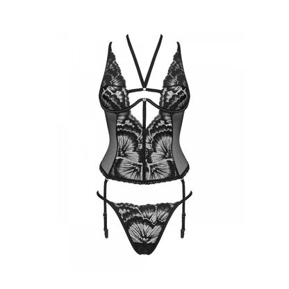 Obsessive Alessya Black Corset & Thong