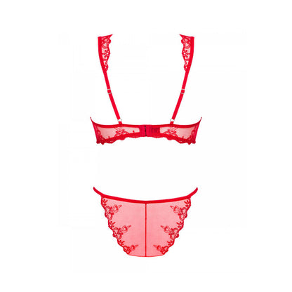 Obsessive Lonesia Red Lingerie Set