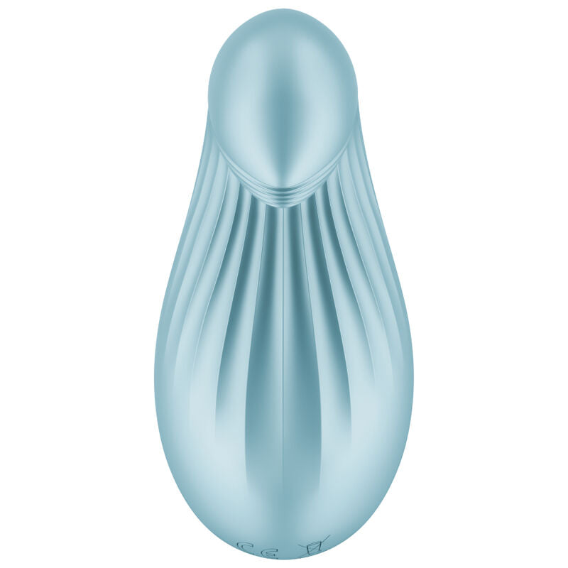 Satisfyer Dipping Delight Silicone Lay-on Vibrator Blue