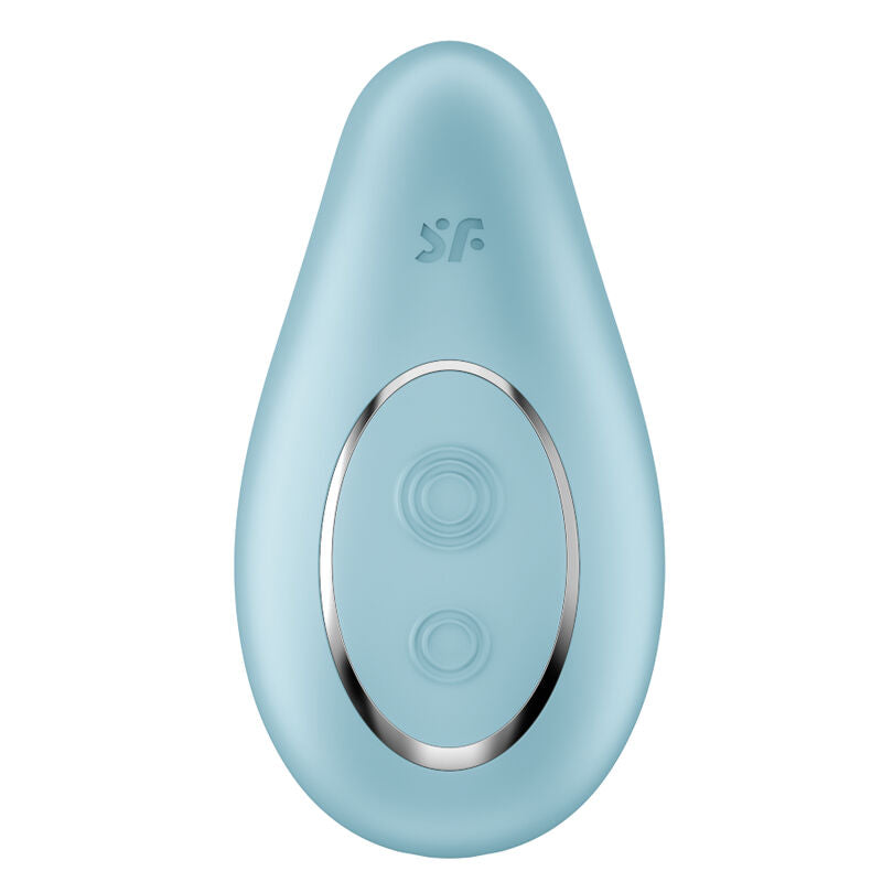 Satisfyer Dipping Delight Silicone Lay-on Vibrator Blue