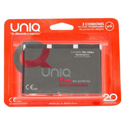 Uniq Free Latex Free Condoms 3 Pack