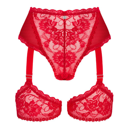 Obsessive Belovya Red Garter Panties