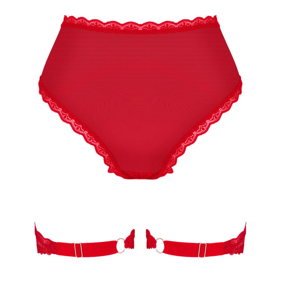 Obsessive Belovya Red Garter Panties