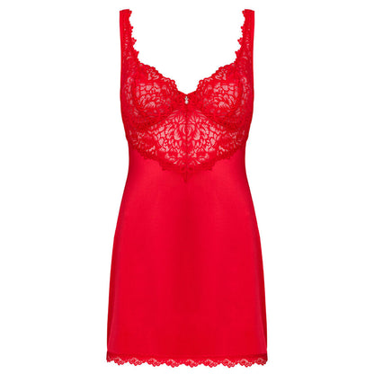 Obsessive Amor Cherris Red Chemise & Thong