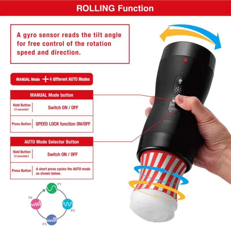 Tenga Vacuum Gyro Roller