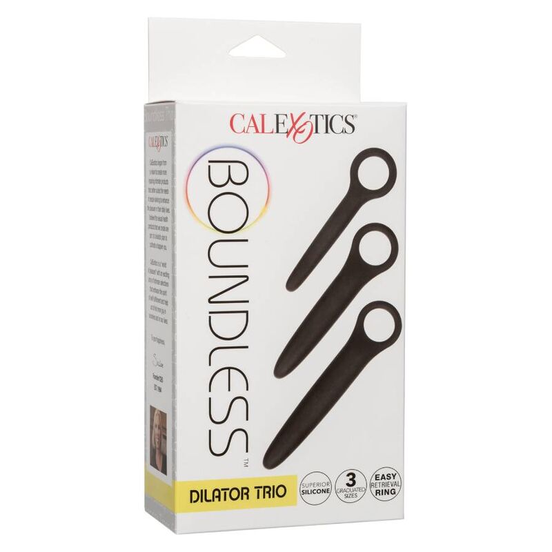 CalExotics Boundless Black Silicone Dilator Trio