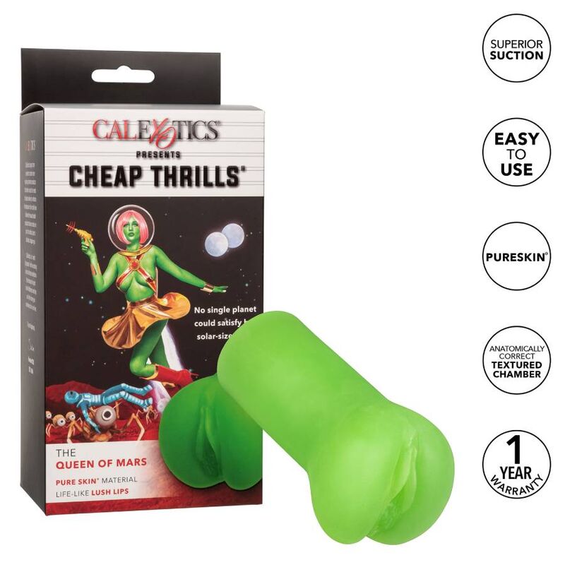 CalExotics Cheap Thrills The Queen of Mars Pocket Pussy