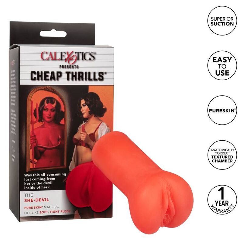 CalExotics Cheap Thrills The She Devil Pocket Pussy