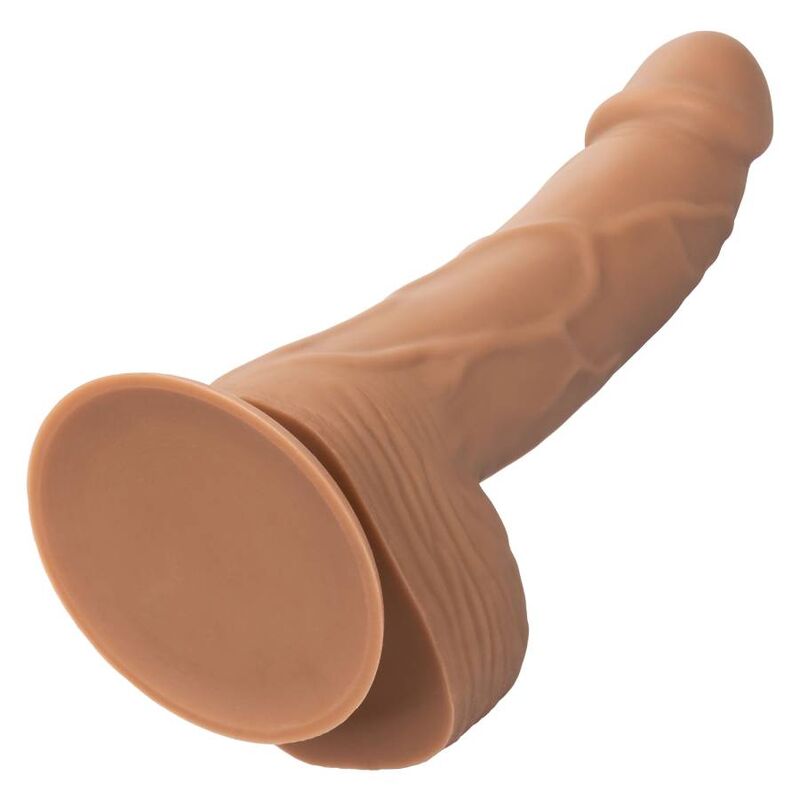 CalExotics Silicone Studs 6 Inch Dildo Brown