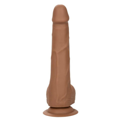 CalExotics Silicone Studs 8 Inch Dildo Brown