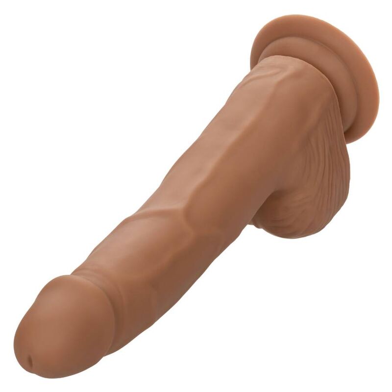 CalExotics Silicone Studs 8 Inch Dildo Brown