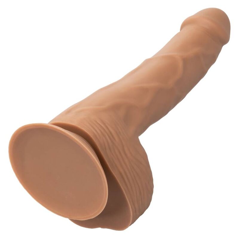 CalExotics Silicone Studs 8 Inch Dildo Brown