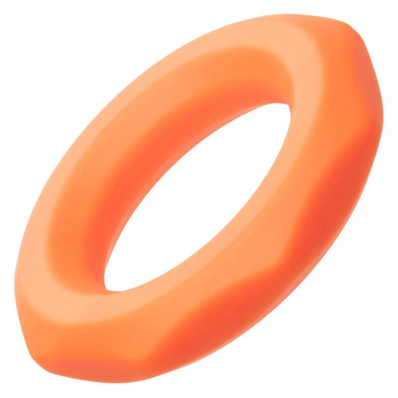 CalExotics Alpha Liquid Silicone Sexagon Cock Ring