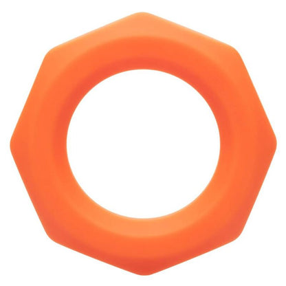 CalExotics Alpha Liquid Silicone Sexagon Cock Ring