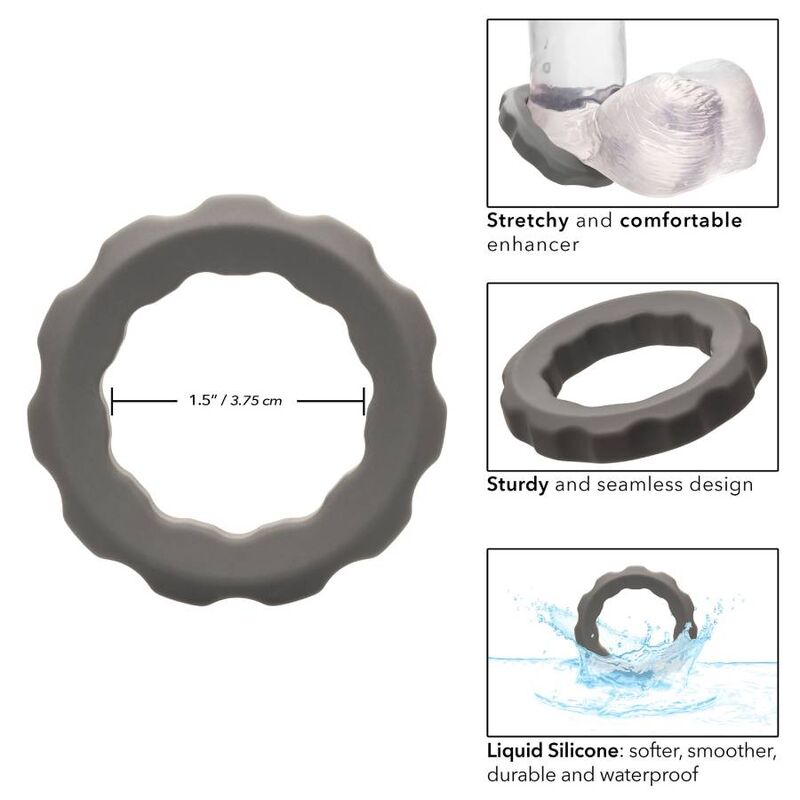 CalExotics Alpha Liquid Silicone Erect Cock Ring