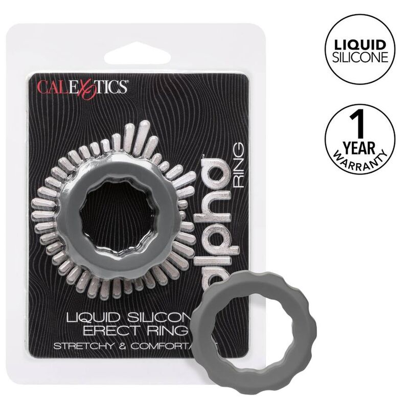 CalExotics Alpha Liquid Silicone Erect Cock Ring