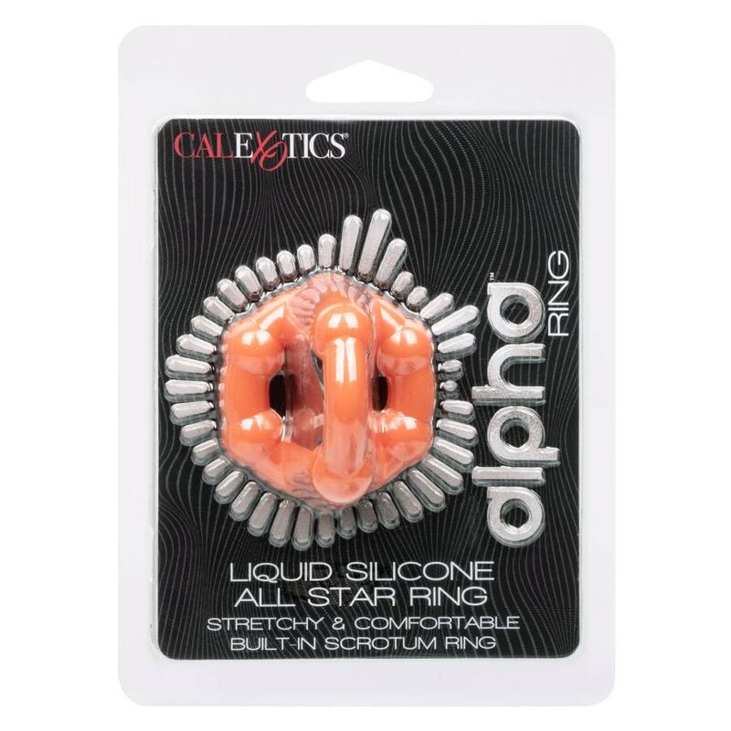 CalExotics Alpha Liquid Silicone All Star Cock Ring