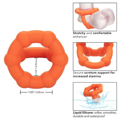 CalExotics Alpha Liquid Silicone All Star Cock Ring