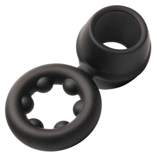 CalExotics Alpha Liquid Silicone Dual Magnum Cock Ring