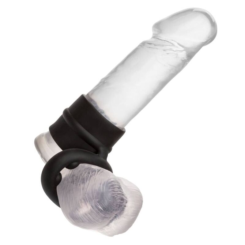 CalExotics Alpha Liquid Silicone Dual Magnum Cock Ring