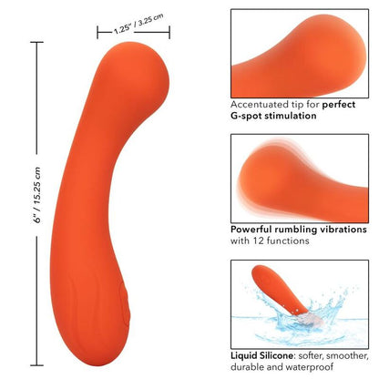 CalExotics Stella G-wand Silicone Vibrator Orange