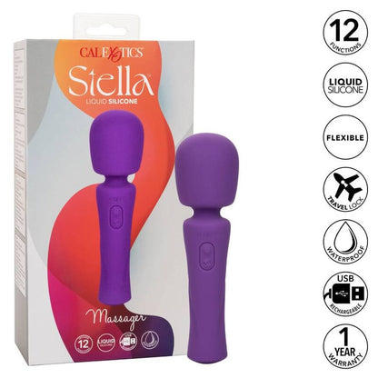 CalExotics Stella Silicone Mini Wand Massager Violet