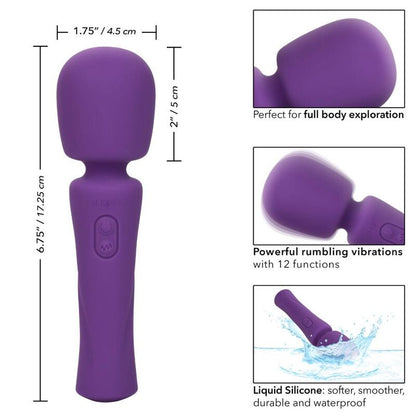 CalExotics Stella Silicone Mini Wand Massager Violet