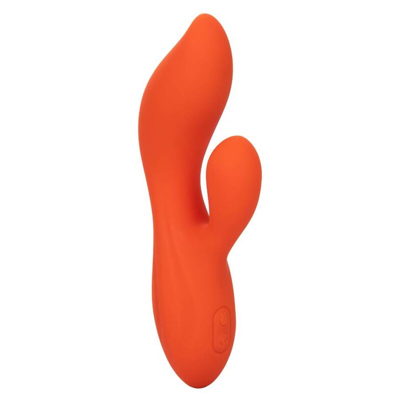 CalExotics Stella Dual Teaser Orange Silicone Rabbit Vibrator