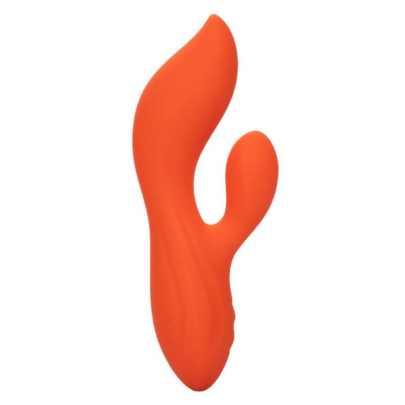 CalExotics Stella Dual Teaser Orange Silicone Rabbit Vibrator