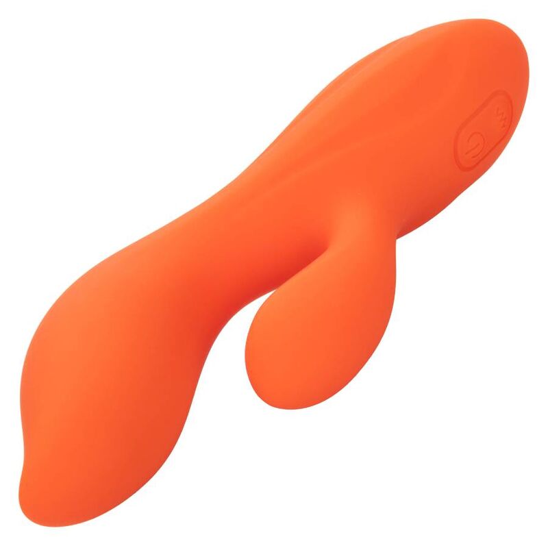 CalExotics Stella Dual Teaser Orange Silicone Rabbit Vibrator