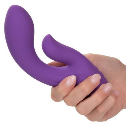 CalExotics Stella Dual Pleaser Violet Silicone Rabbit Vibrator