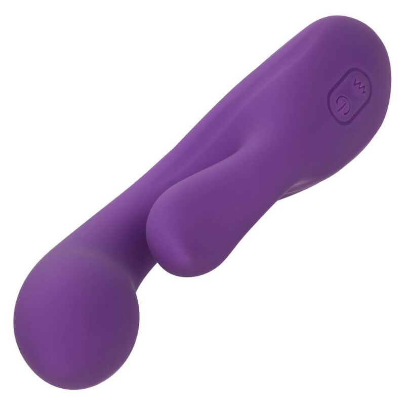 CalExotics Stella Dual Pleaser Violet Silicone Rabbit Vibrator