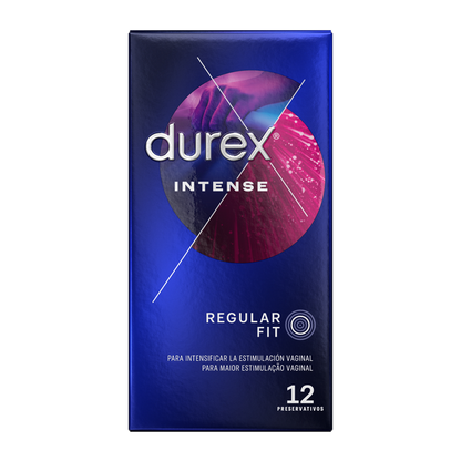 Durex Intense Ribbed & Dotted Condoms