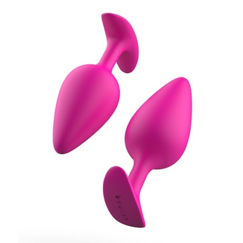 B Swish Bfilled Basic Plus Silicone Butt Plug Magenta