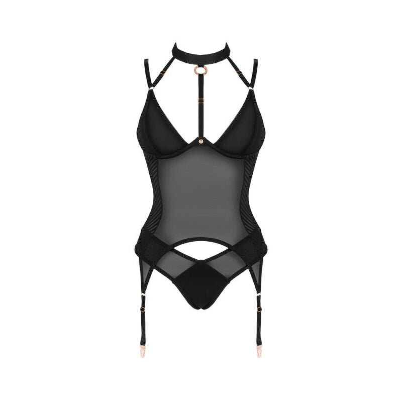 Obsessive Brasica Black Corset & Thong