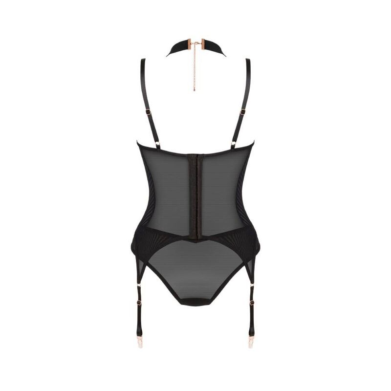 Obsessive Brasica Black Corset & Thong