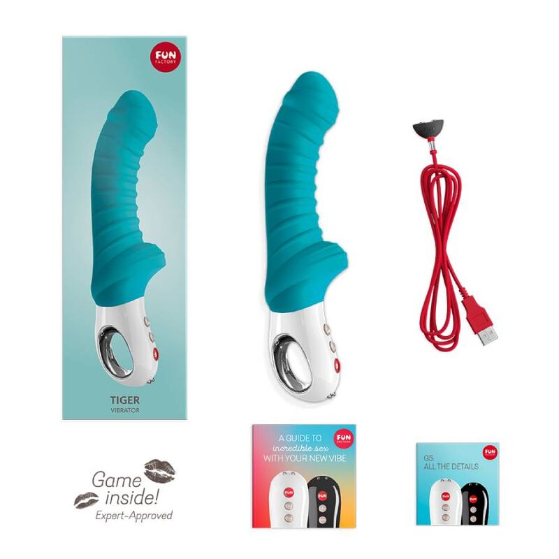 Fun Factory Tiger G-spot Vibrator Petrol