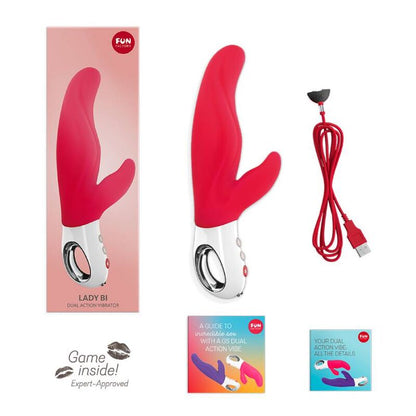 Fun Factory Lady Bi Rabbit Vibrator India Red