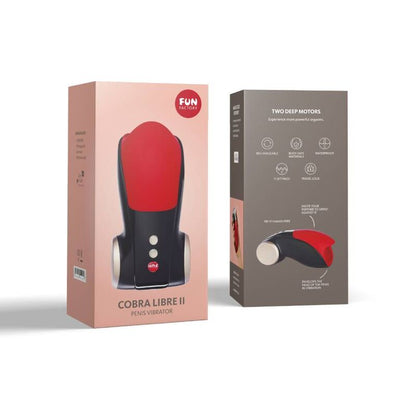 Fun Factory Cobra Libre II Penis Head Vibrator Red