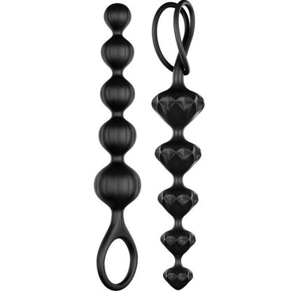 Satisfyer Love Beads Soft Silicone Anal Beads Black