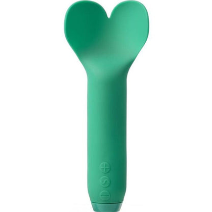 Je Joue Amour Silicone Heart Tip Bullet Vibrator Emerald Green