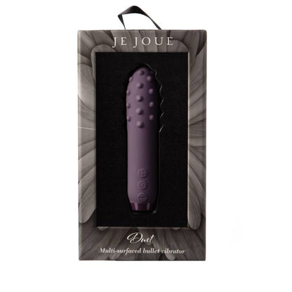 Je Joue Duet Textured Silicone Bullet Vibrator Purple