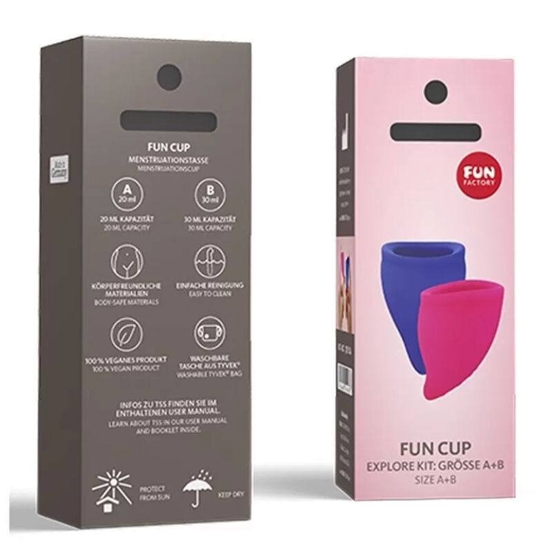 Fun Factory Fun Cup Menstrual Cup Explore Kit